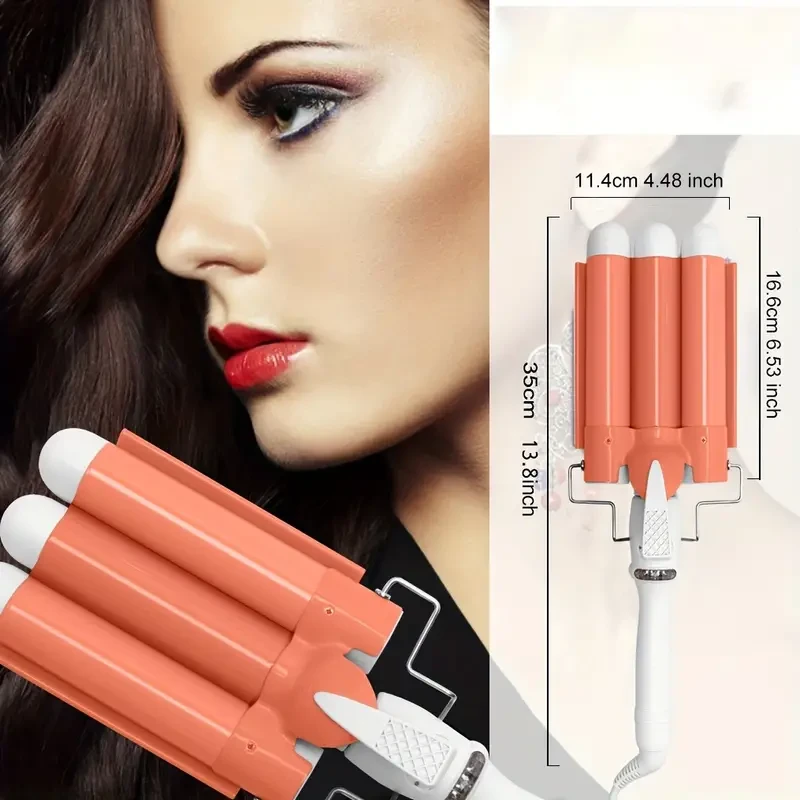 Ceramic Triple Barrel Hair Curler