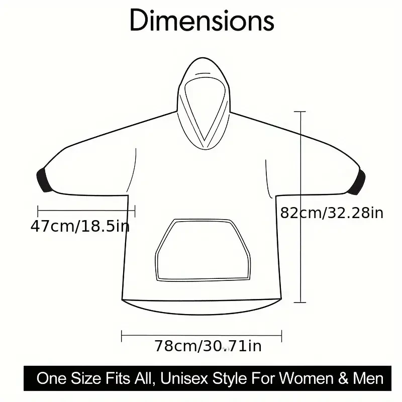 Ultra Plush Oversized Blanket Hoodie Sweatshirt