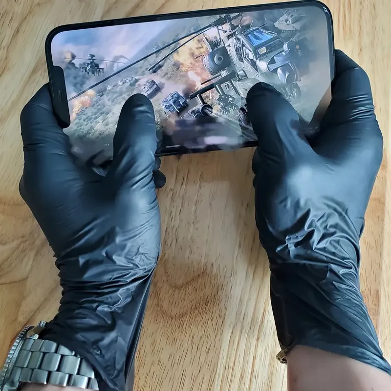 100pcs Ultra-Durable Nitrile Gloves