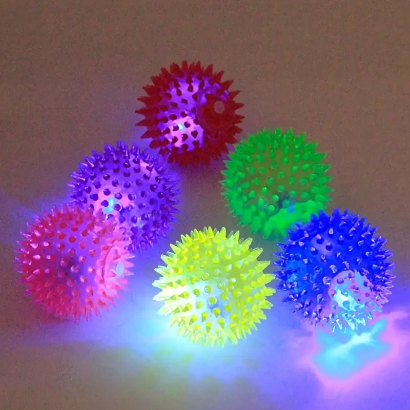 Flashing LED Light Dog Ball Toy -