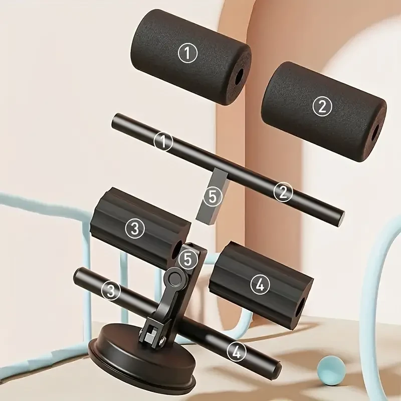Sit-up Aid with Suction Cup - Abdominal Muscle Trainer