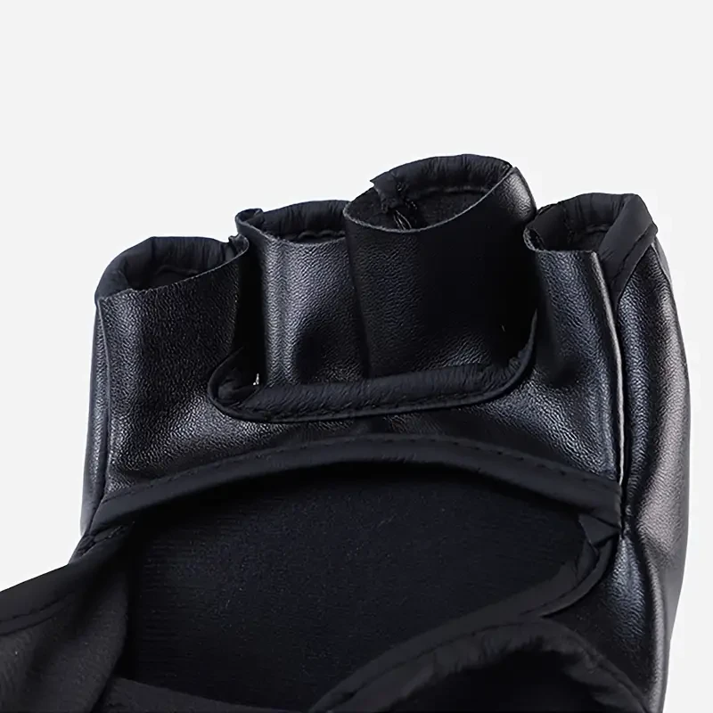 2pcs Half-Finger Sanda Training Boxing Gloves