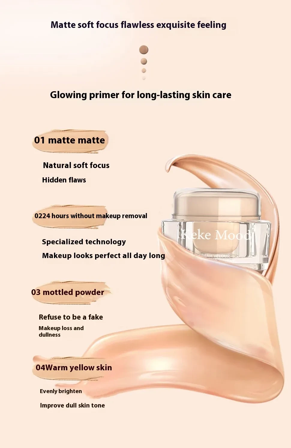 Cream Skin Foundation Cream Makeup Smear-proof Makeup