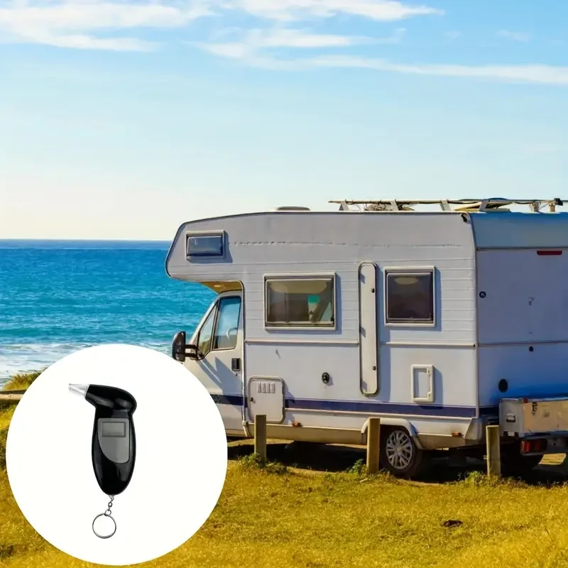 Portable Digital Breathalyzer - Battery-Free BAC Tester