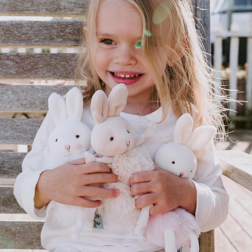 Blossom Bunny Roly Poly Soft Toy