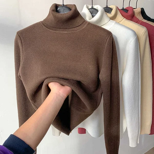 High-necked knitted sweater Super Comfortable
