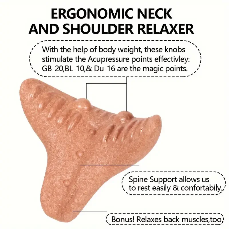 EPP Cervical Spine Traction Pillow for Neck Pain Relief and Posture Correction