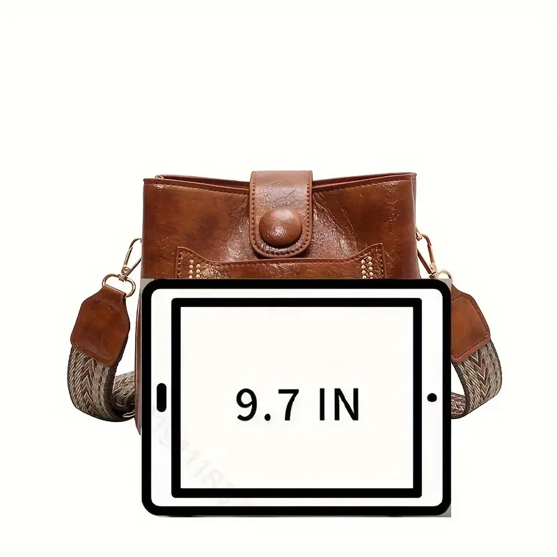 PU Soft Leather Crossbody Bag