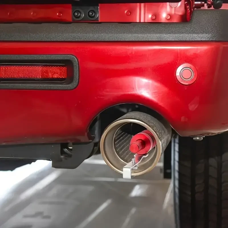 Red Turbo Sound Whistle - Tailpipe Noise Enhancer