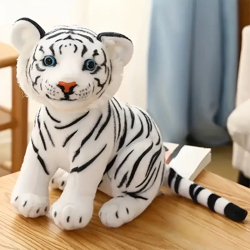 2pcs Soft Plush Tiger Pillow Toys