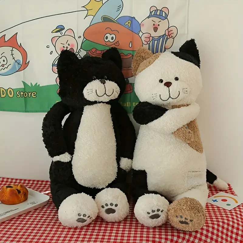 Cat plush toys, cute cat dolls, sleeping with pillows, sofa decorations,