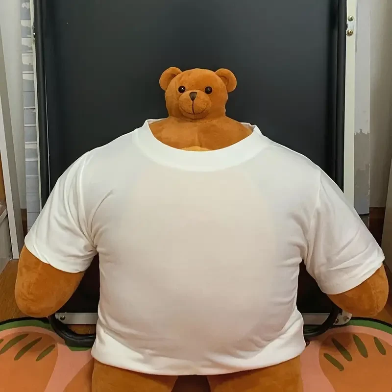 70cm Brown Little-Headed Bear Plush Doll