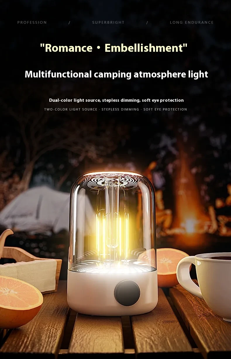 Charging LED Light for Camping Tent