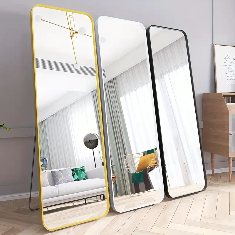 Large Full-Body Mirror with Premium Aluminum Alloy Frame