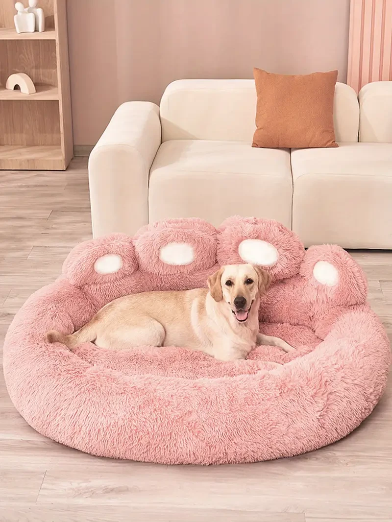 Plush Winter Warm Pet Bed