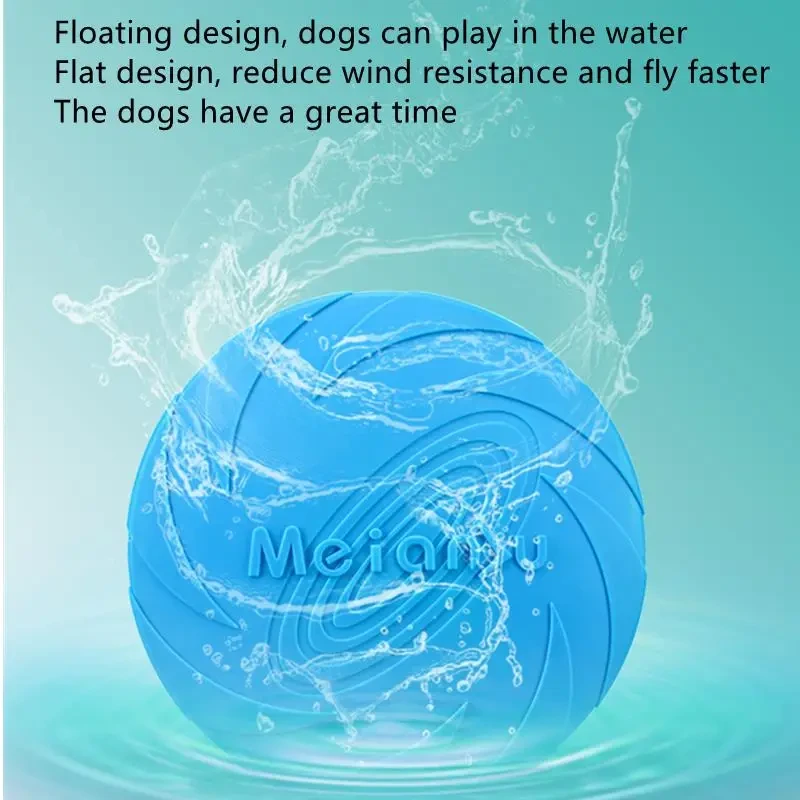 Interactive Durable Silicone Flying Disc Toy