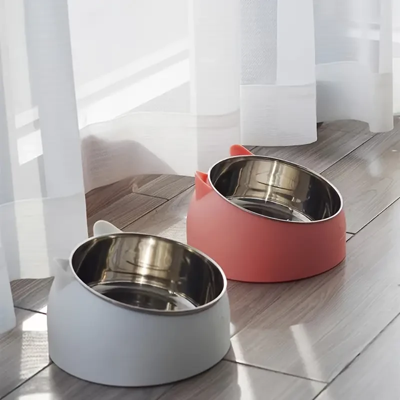 100ml Tilted Cat Feeder Bowl