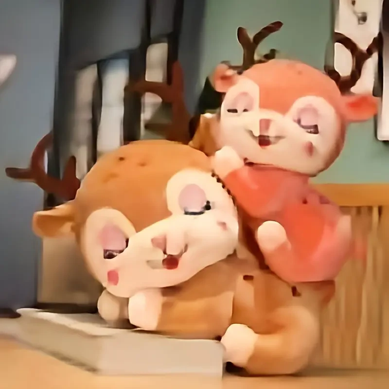 Adorable Fawn Plush Toy - Soft Polyester Stuffed Animal