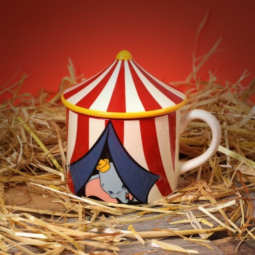 Disney Shaped Mug With Lid : Dumbo Circus