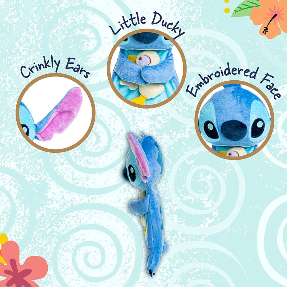Stitch Snuggle Blanky With Squeker