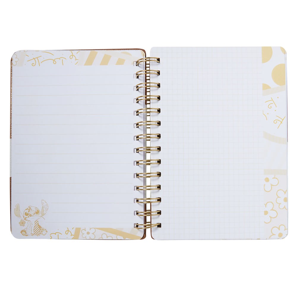 Midas Stitch Faux Leather Notebook