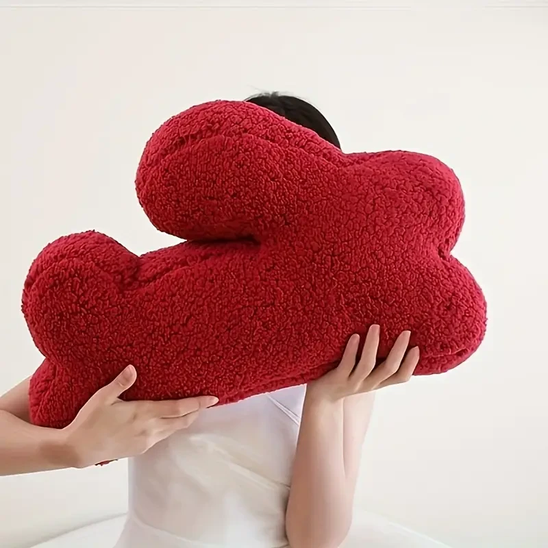 1pc Soft Rabbit Pillow, Comfortable Rabbit Plush Toy