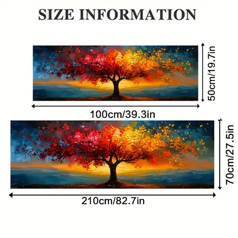 Extra-Large Tree Of Life Canvas Print - Abstract Wall Art for Modern Home Decor