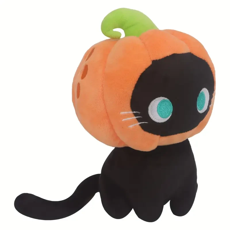 Adorable Pumpkin Cat Plush Toy