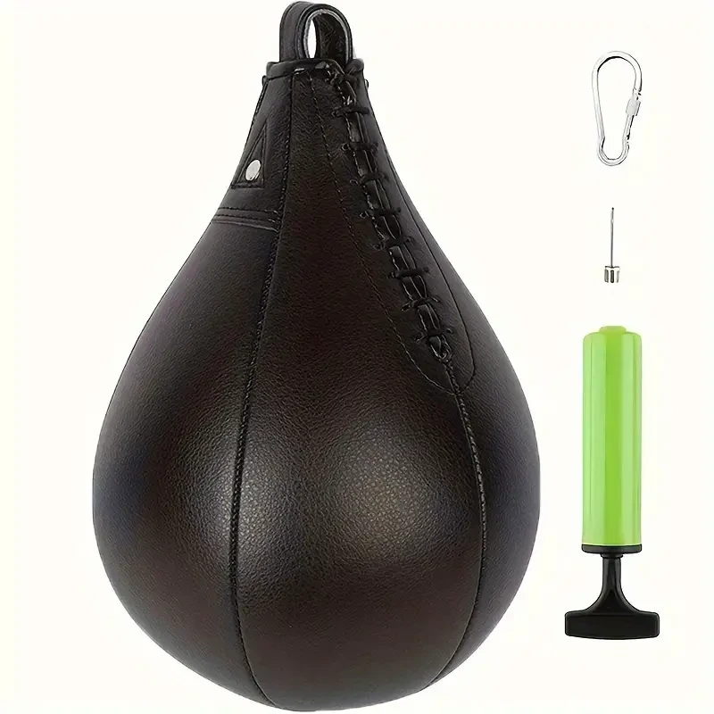 Pear-Shaped Boxing Speed Ball, Hanging Punching Bag for Indoor Gym Training