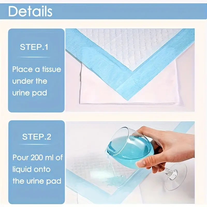 100pcs Leak-Proof Dog Pee Pads for House Training
