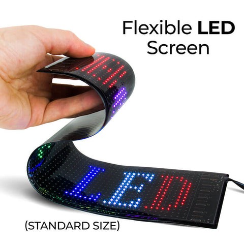 Car Led Flexible Screen APP Soft Screen LED Flexible Display Led Car Logo Expression Screen Display