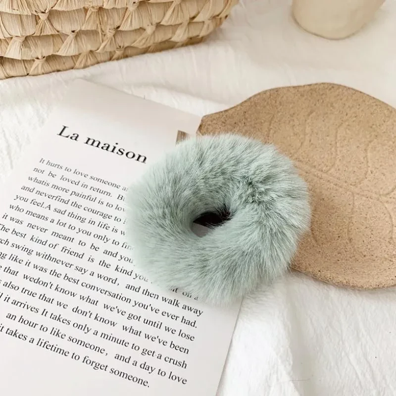 Rabbit hair donut hair rope