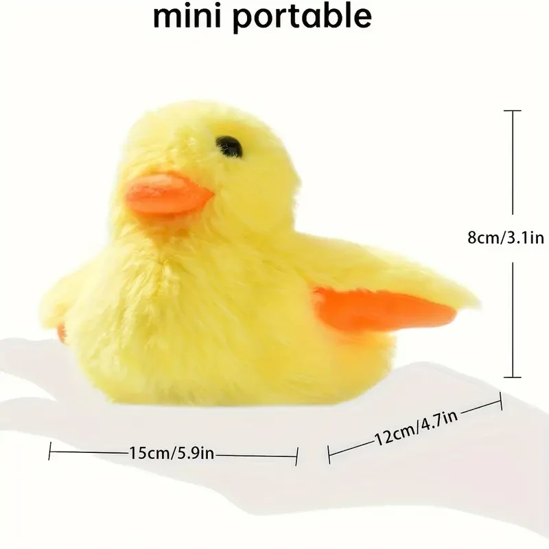 Deluxe Flapping Wing Interactive Electric Cat Toy - Automatic Duck Exercise Companion