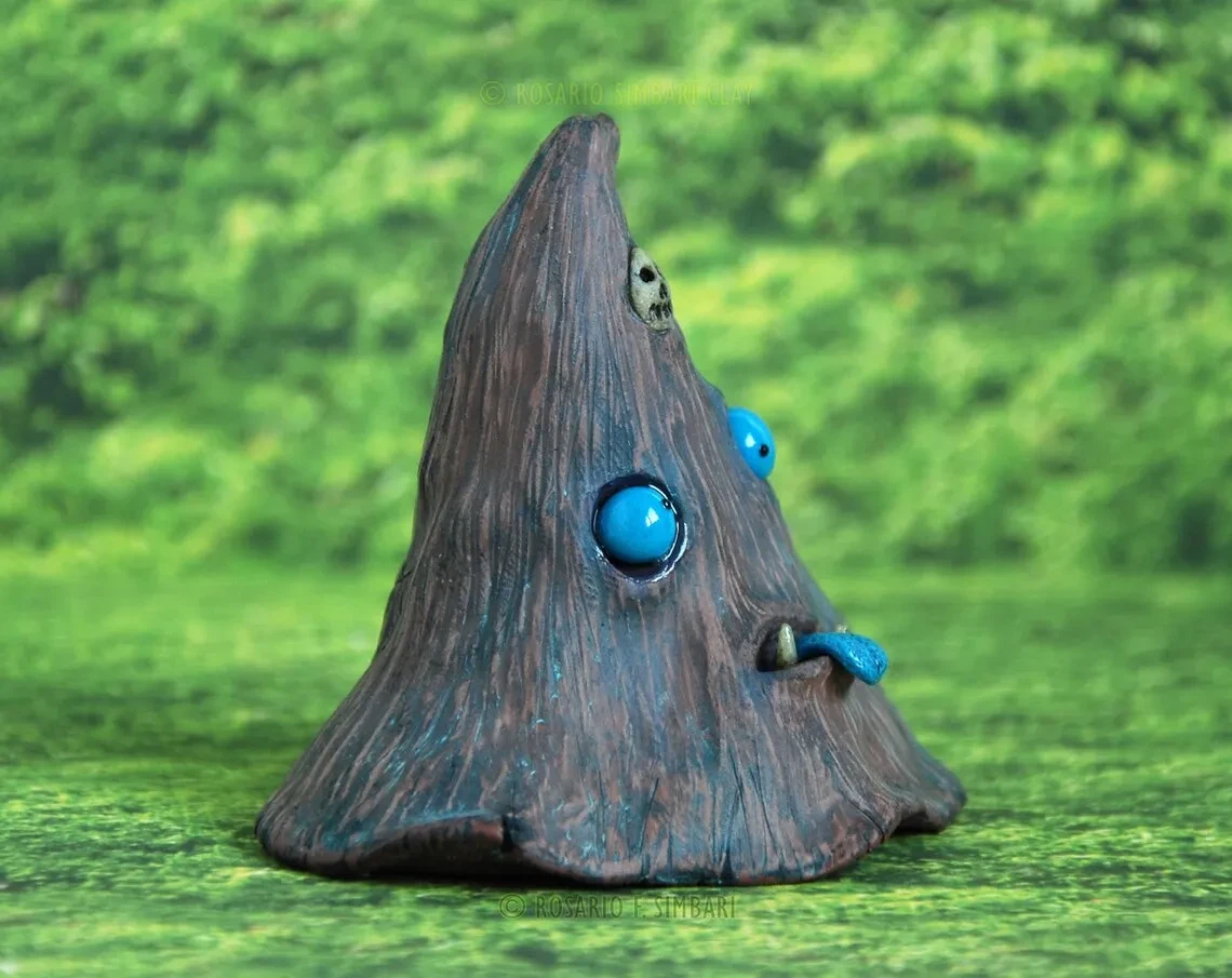 Witch Hat Sculpture Resin Craft Ornament Halloween Decorations