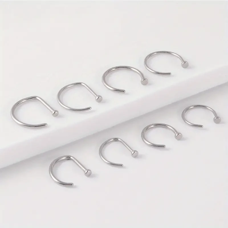 Trendy D-Shape Nose Clip