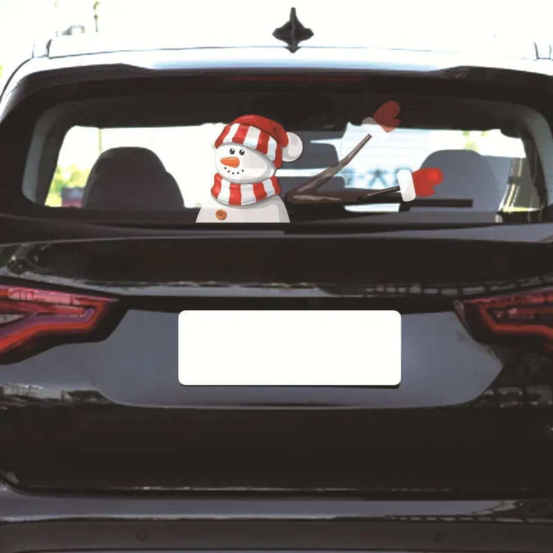 Santa Wiper Car Sticker without Straps