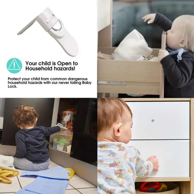 Baby Safe Locks - 5 Pieces, No Drilling, Easy Installation