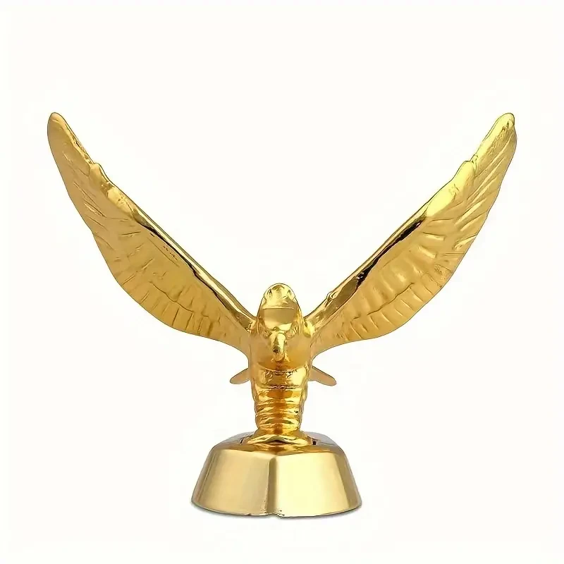 1pc 3D Metal Car Decal - Flying Eagle Hood Ornament Sticker