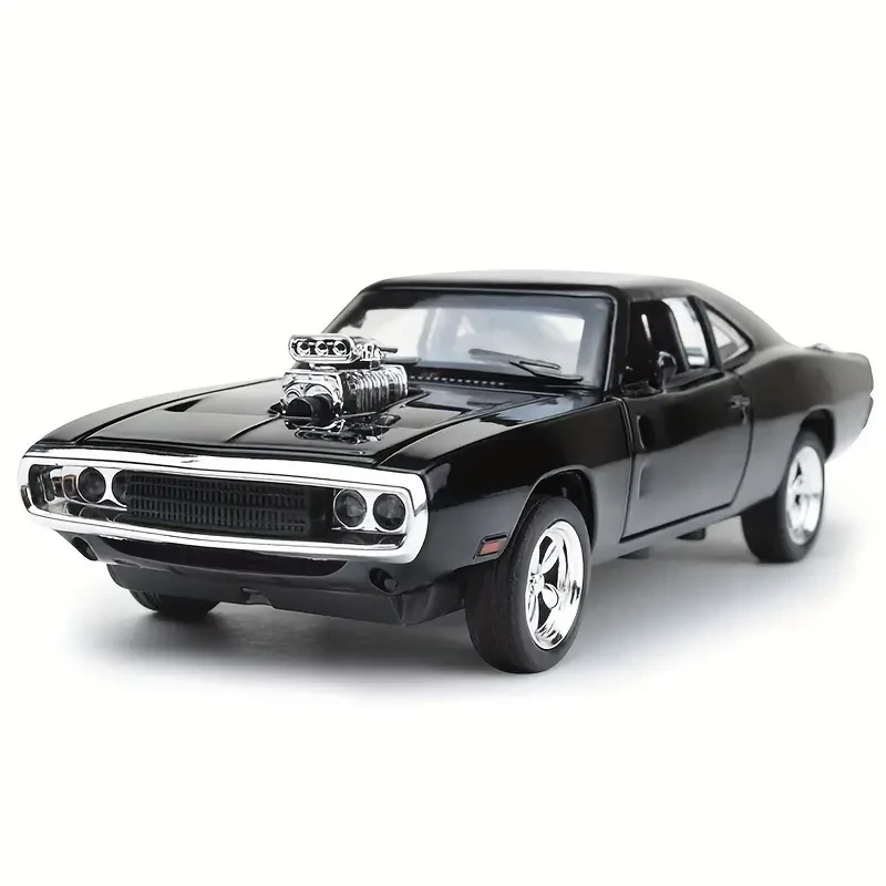 1:32 Scale Classic Alloy Die-Cast Model Car with Opening Doors, Sound & Light Effects