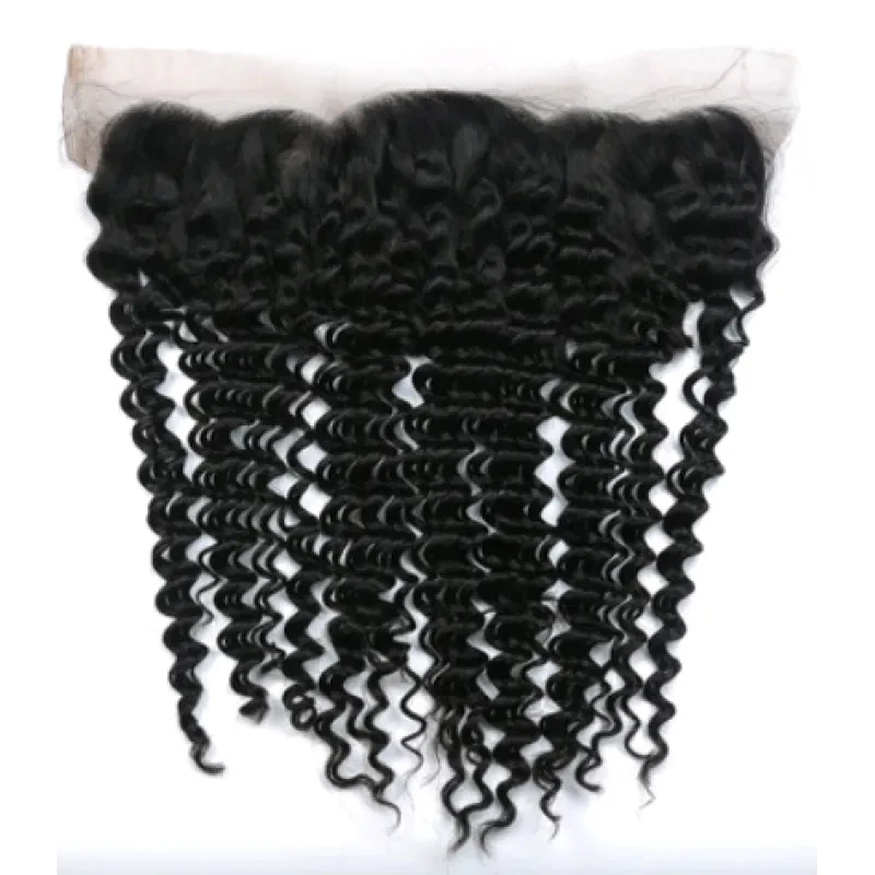 Front lace 4x13 lace frontal deep hair block