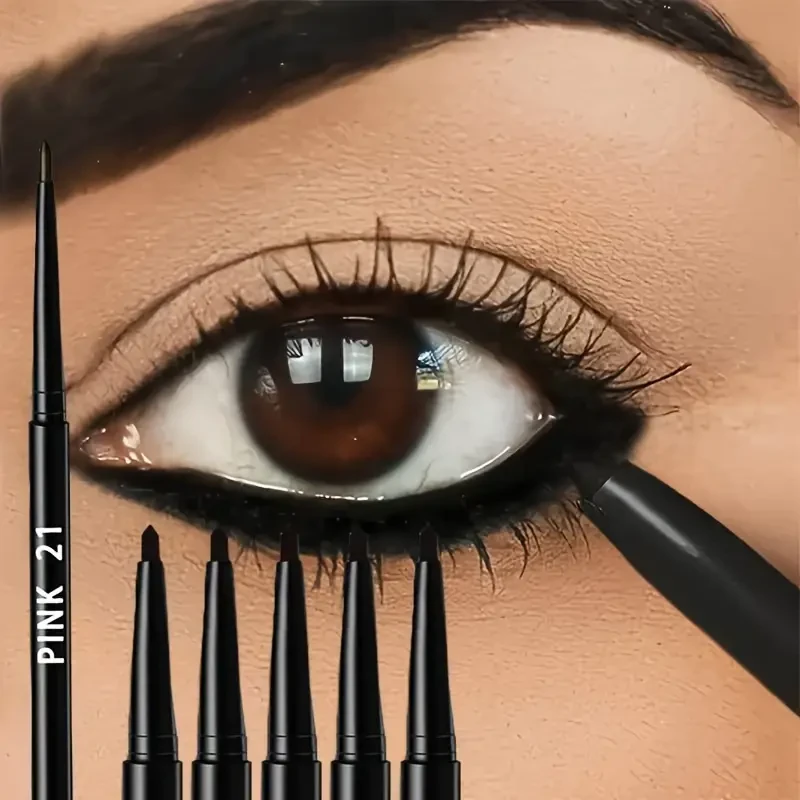 5-Pack Waterproof & Sweat-Proof Eyeliner Pencil