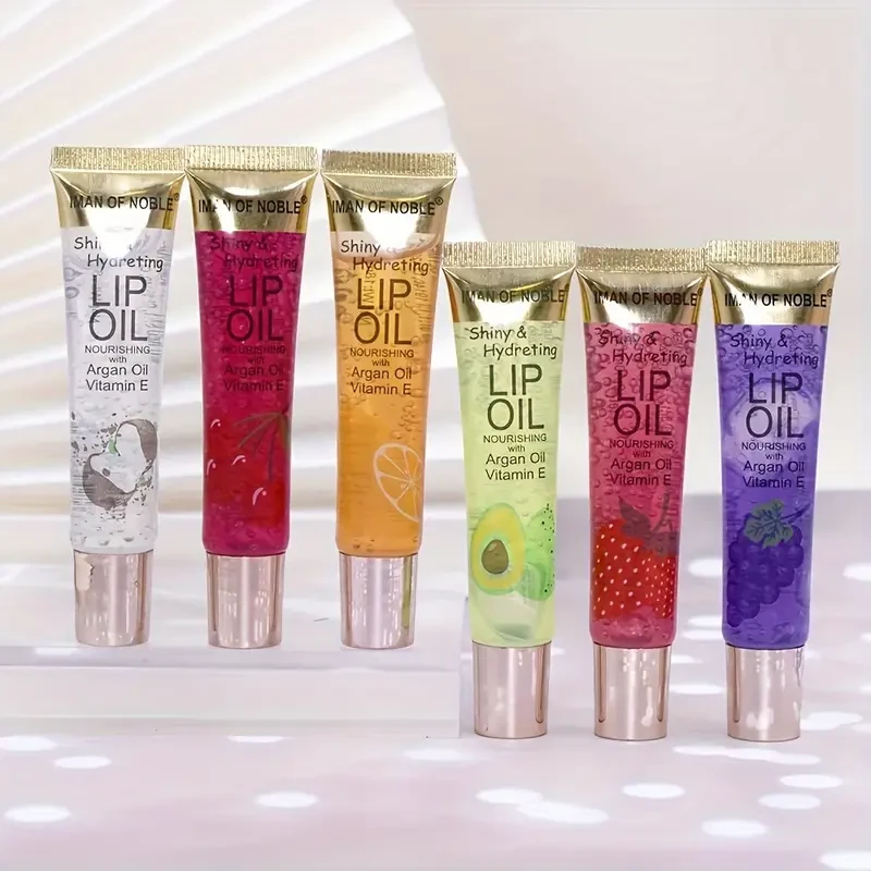 6pcs Shimmering Hydrating Lip Oil Set