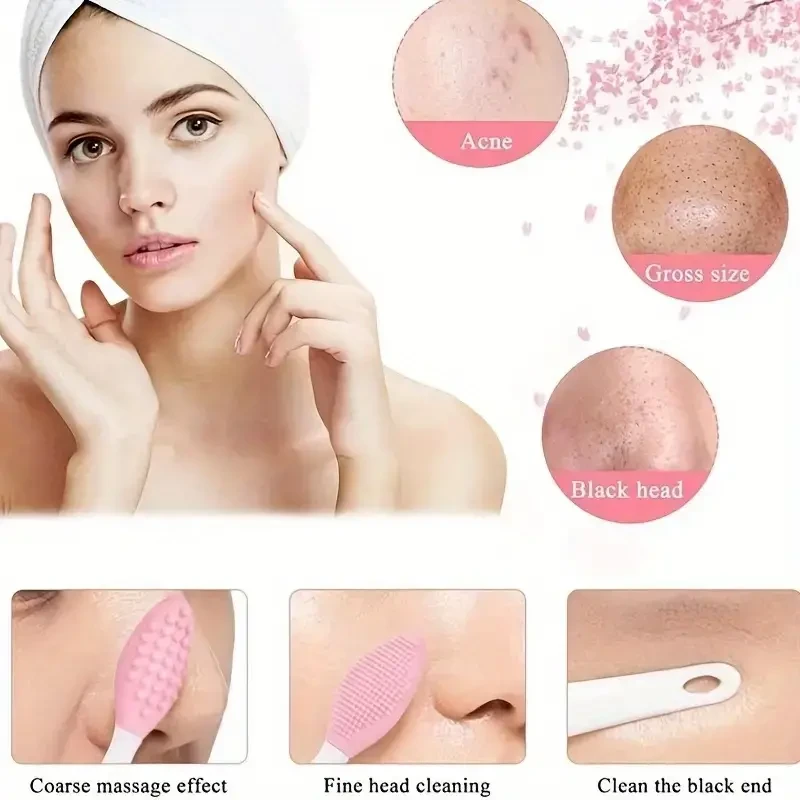 Silicone Pore Brush Exfoliate Visible Pores
