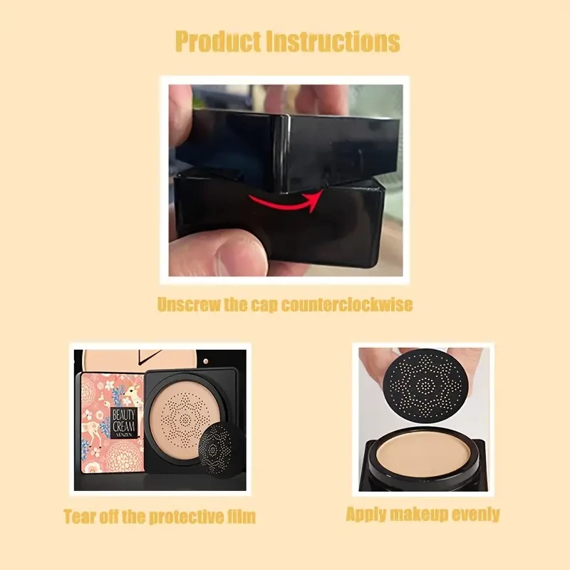 Foundation With Mushroom Head Air Cushion,