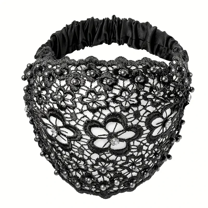 Three Elegant Beaded & Rhinestone Headbands