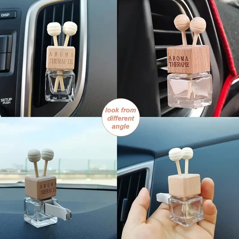 2peices Car Air Outlet Perfume Bottle