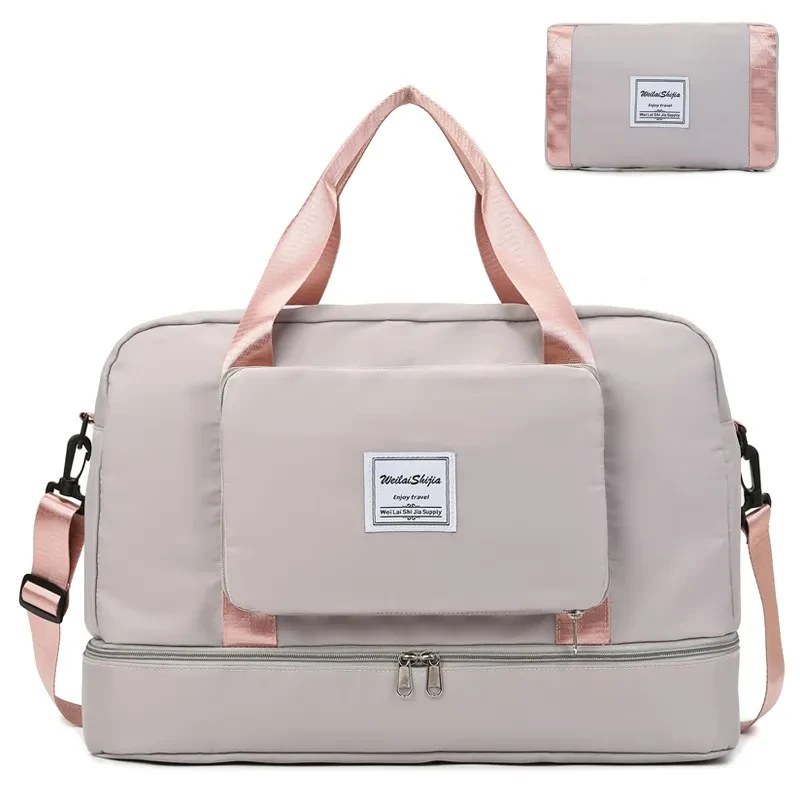 Foldable Women's Gym Duffel Bag