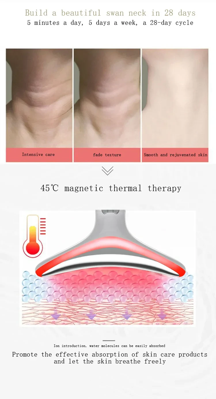 Color Light Neck Beauty Instrument Neck Massage