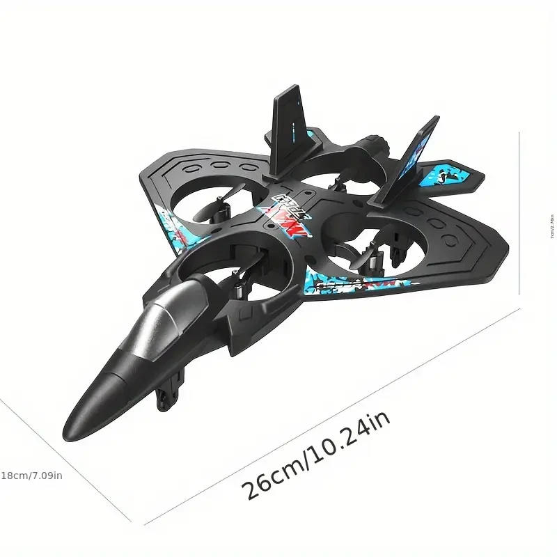 Rechargeable Drone with Height Hold - Remote Control for Beginners, Indoor & Outdoor Toy