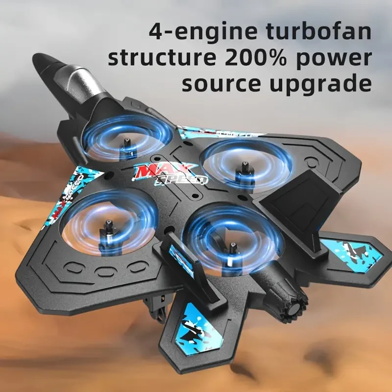 Rechargeable Drone with Height Hold - Remote Control for Beginners, Indoor & Outdoor Toy